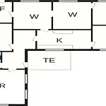 里伯3号三卧室度假屋 度假居 *